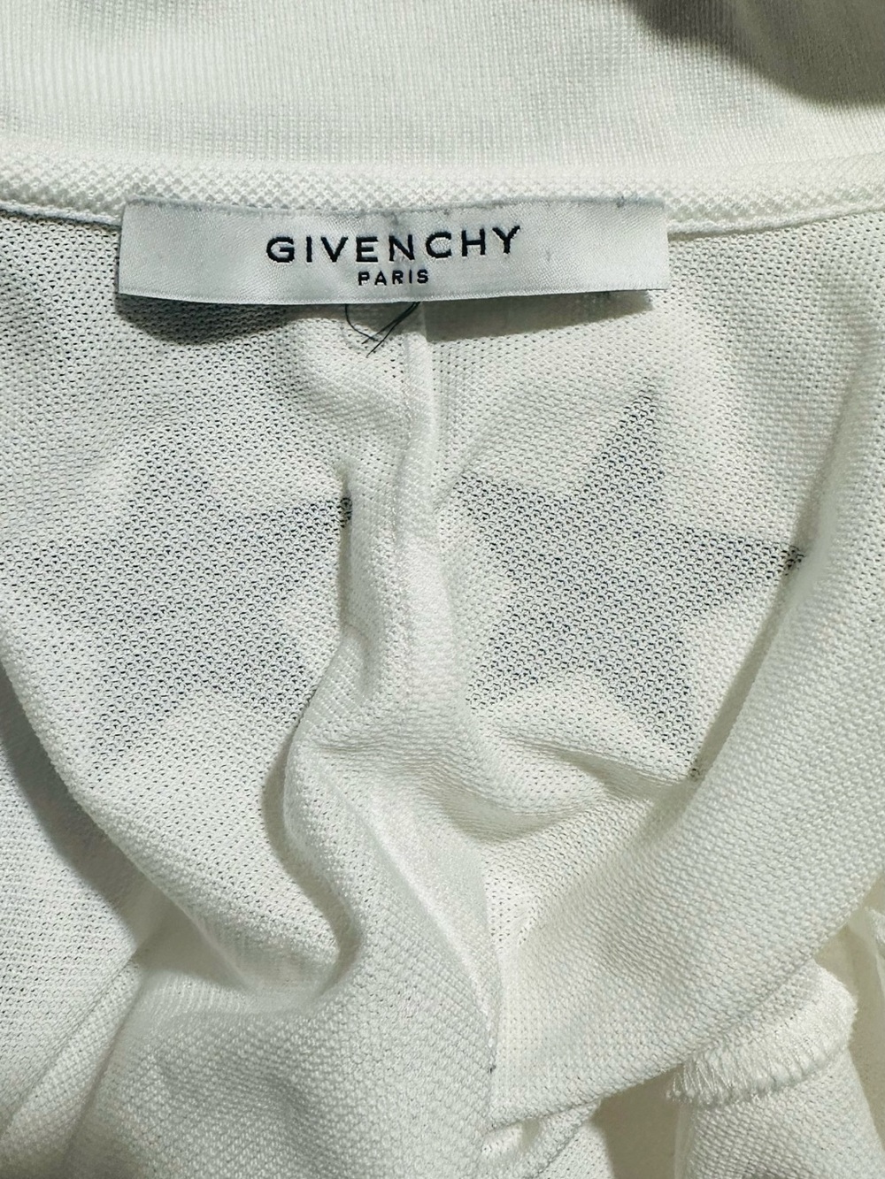 Givenchy White Polo Dress with Silver Star Accents - Picture 10 of 12